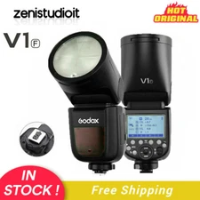 US Godox V1-F 2.4G TTL HSS Camera Round Head Flash Speedlite For Fujifilm Fuji