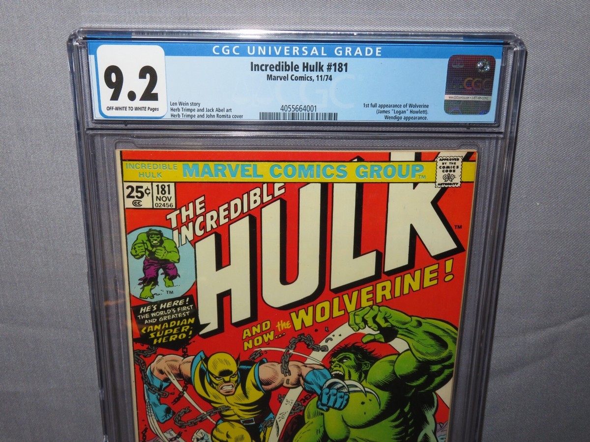 アメコミリーフ The Incredible Hulk #181 CGC 9.8 Incredible Hulk #181 - CGC 9.8 - Mexican Foil exclusive