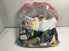 1 Pound Bulk Lego Lot Various Blocks in Half A 1 Gallon Ziplock Bag