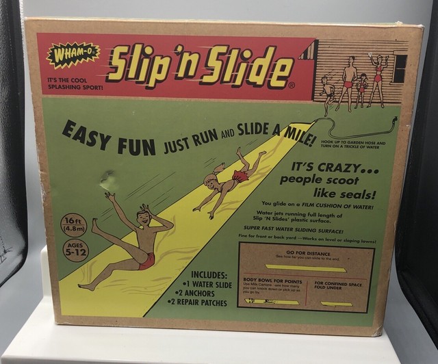 WHAM-O Slip N Slide In Vintage Style Retro Box 16ft. Water Toy Kids Party | eBay