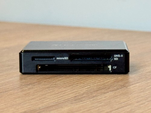 Transcend RDF9 UHS-ll SD SDXC SDHC CompactFlash Micro SD Card Reader - USB A - Afbeelding 2 van 6
