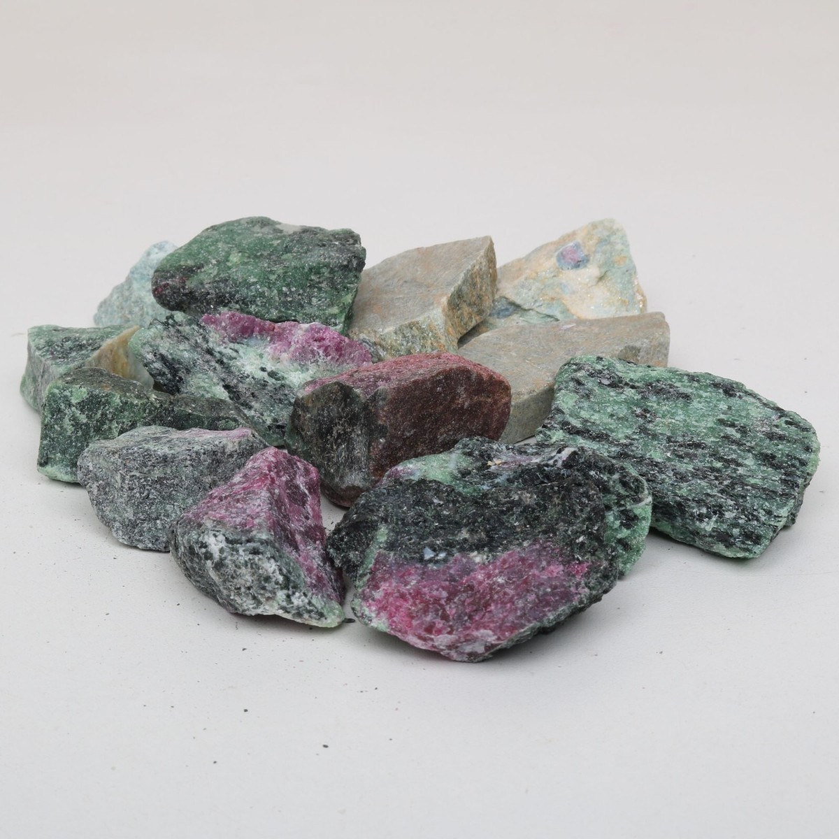 300 Ct Natural Ruby Zoisite Rough Loose Stones Lot + 1