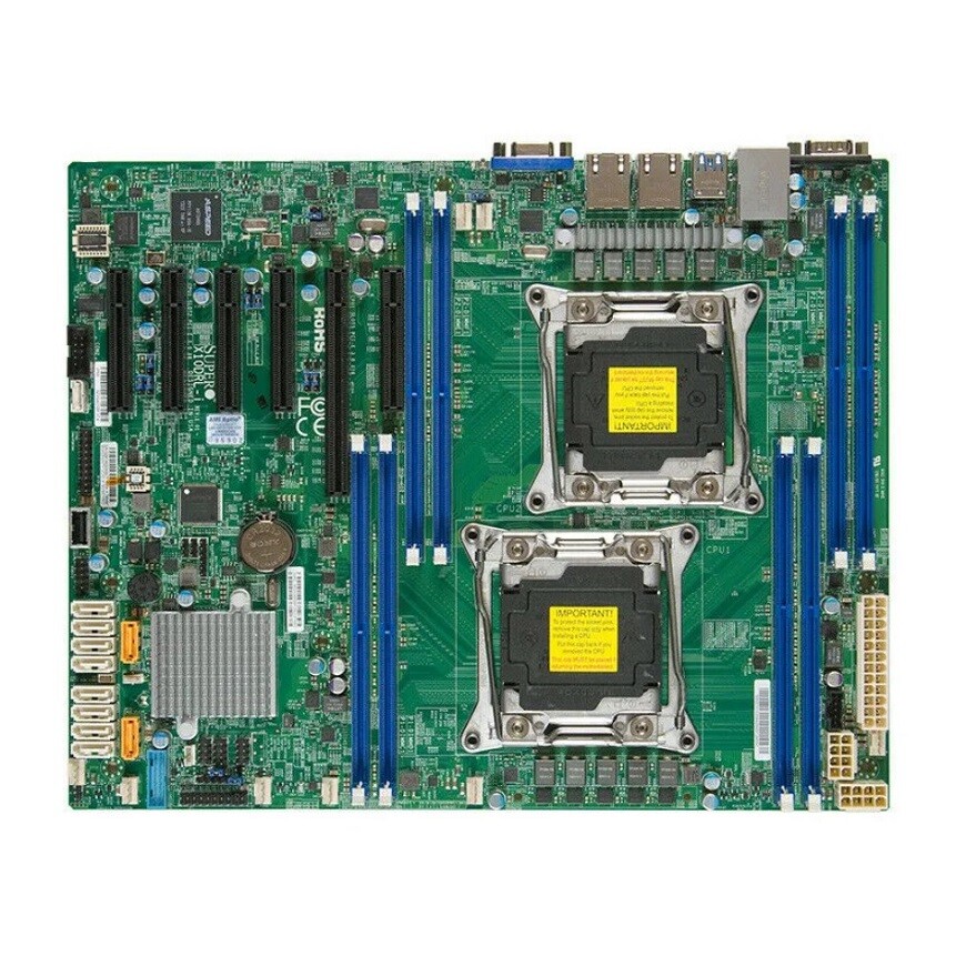 Supermicro X10DRL-i Server Motherboard + 2x Intel Xeon E5