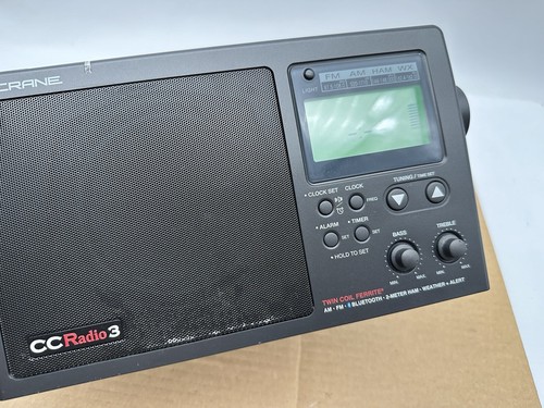 C. Crane CCRadio 3 Long Range Reception AM FM Weather Clock w/ Power Cord VGC - Picture 11 of 17