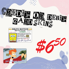 Debit/ Credit card skin stickers for debit or credit cards
