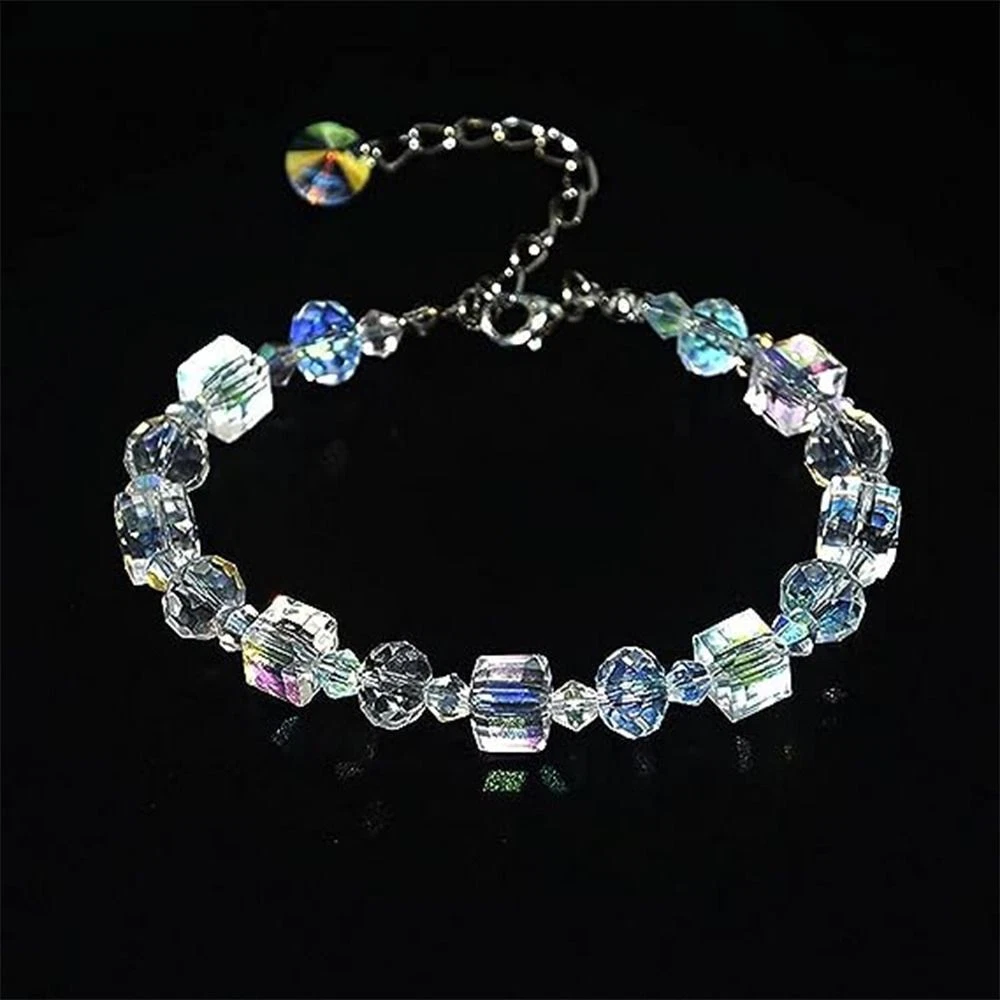 2PCS Crystals Colorful Crystals Bracelets Northern Lights Bracelet