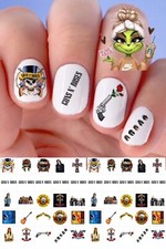 Guns N Roses Waterslide Nail Decals Set Of 50 Instructions & Bonus