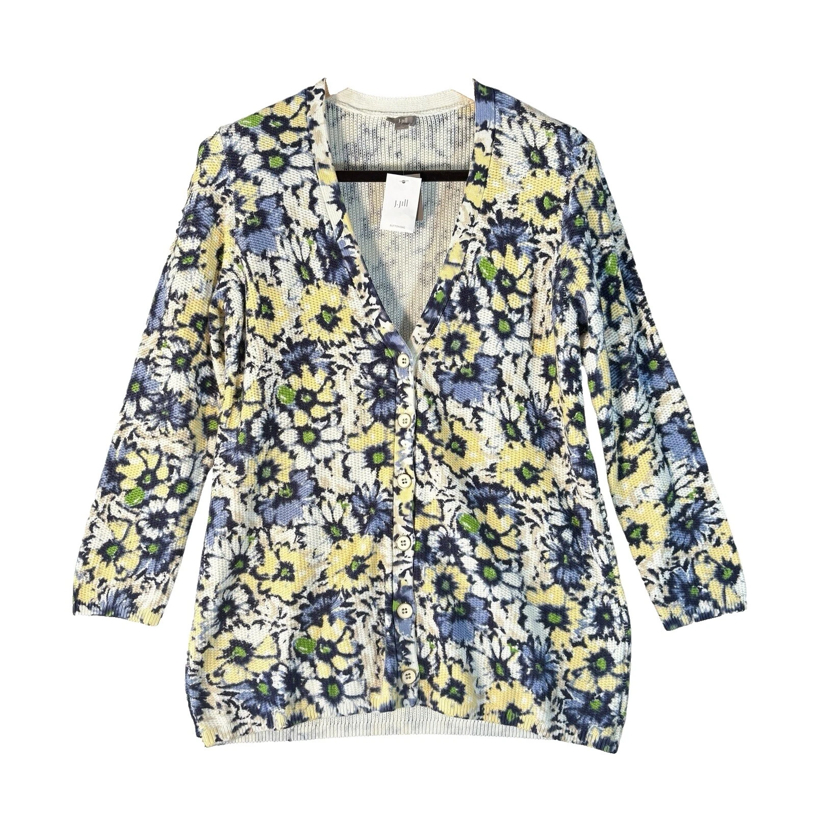 Suéteres Floral Cárdigan J. Jill para Mujeres