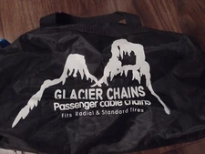 1030 Glacier Passenger Cable Tire Snow Ice Traction Chains 1 Pair Radial & Stand