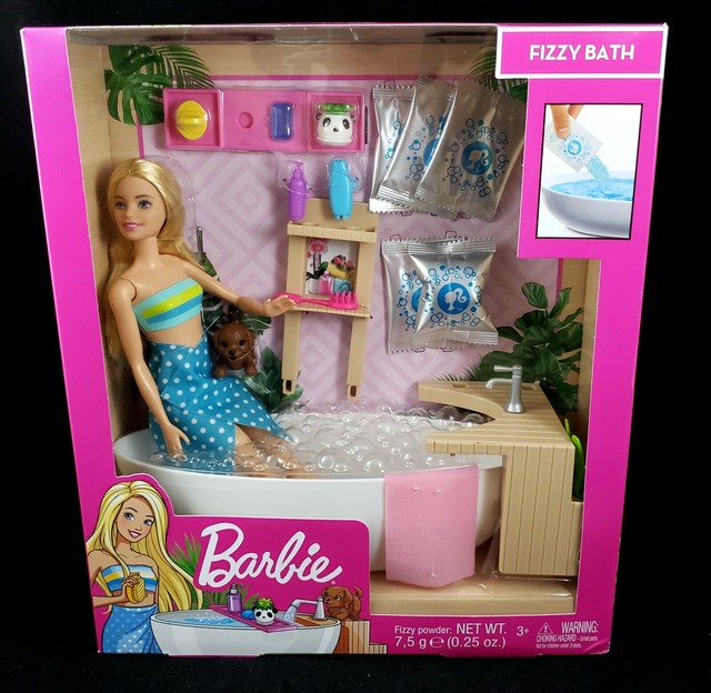Barbie Fizzy Bath Doll and Playset Toys 