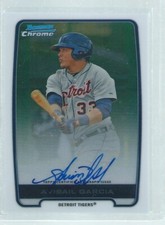 AVISAIL GARCIA 2010 BOWMAN CHROME ON CARD AUTO PROSPECT