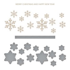 Spellbinders Glimmer Hot Foil Plate Die Set - Glimmering Snowflakes, GLP-410