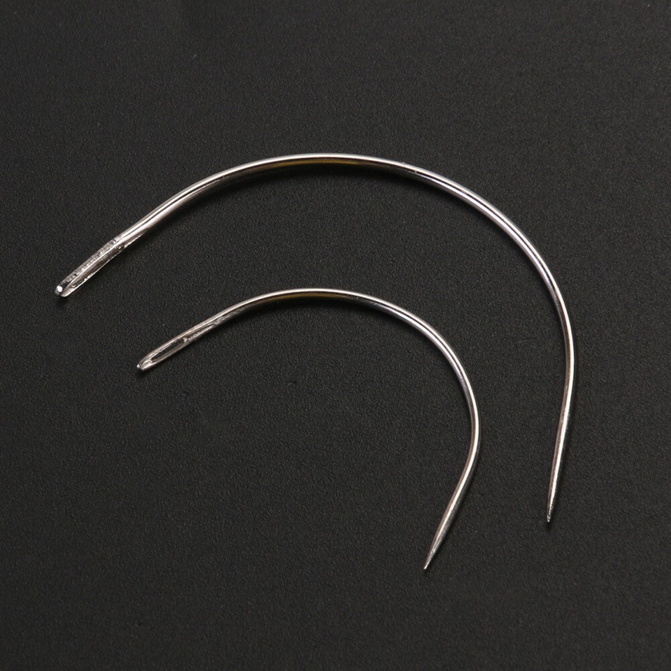 10 Pcs Upholstery Repair Needles Kit Waxed Thread Sewing Thimble Hand