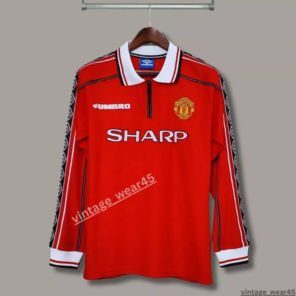 Manchester Beckham 1998/1999 7番 海外正規品 M Manchester United 1998 - 1999 Third football Umbro shirt #7