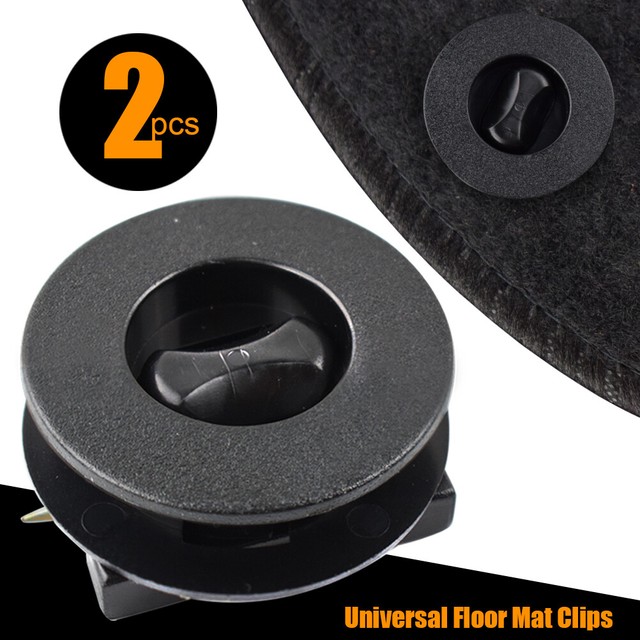 2 X Universal Car Floor Mat Clips Retainer Carpet Fixing Clamps Holders Grips eBay