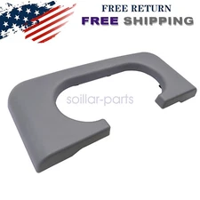 Fits For Ford F250 1999-2010 Center Console Cup Holder Replaces Pad Light Flint