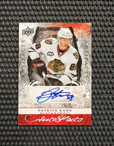 2008-09 UD Artifacts Patrick Kane 2nd Year Auto Autograph