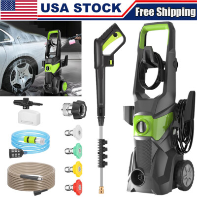 Electric Pressure Washer 5000 PSI High Pressure Washer Portable Powered Washer