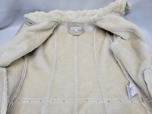 Laura Petites Women's Jacket with Faux Fur Trim & Sequin Accents - Size Small - Picture 13 of 19