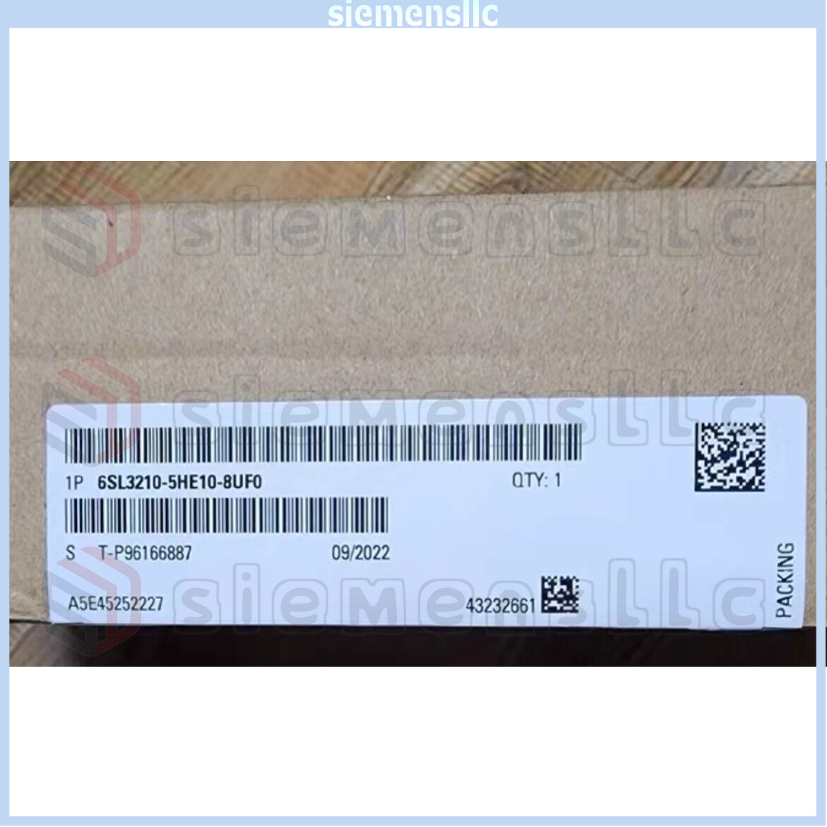 6SL3210-5HE10-4UF0 Siemens SINAMICS S210 Expedited Shipping Spot Goods New GQ