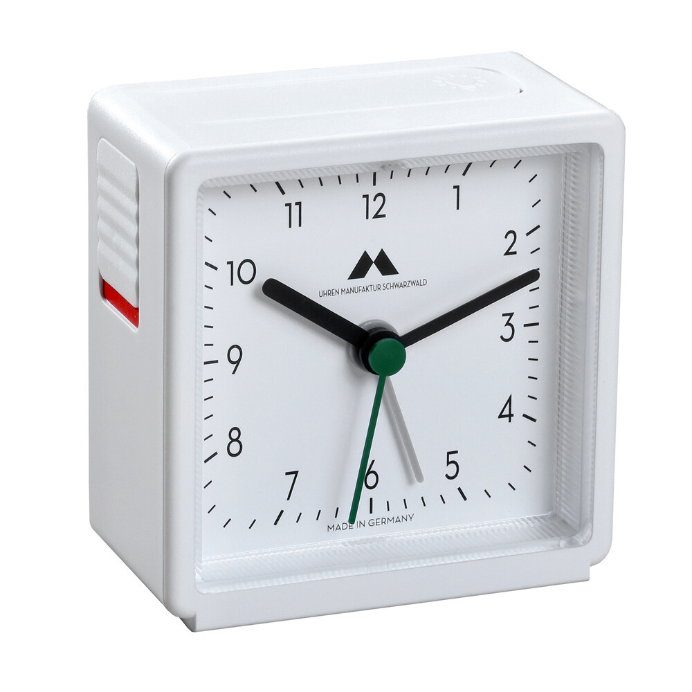 UTS Retro Wecker Quarz mit Alarm, Snooze Licht – Schwarzwald Made in  Germany