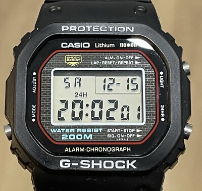 CASIO G-SHOCK DW-5000C Excellent Condition. NOS Glass