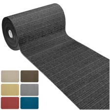 Tappeto Cucina Tinta Unita Striato Bordato Assorbente Passatoia Antiscivolo Casa