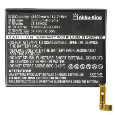 Akku-King Akku für Huawei BLN-AL10, BLN-AL20, BLN-L21, BLN-L22, BLN-L24