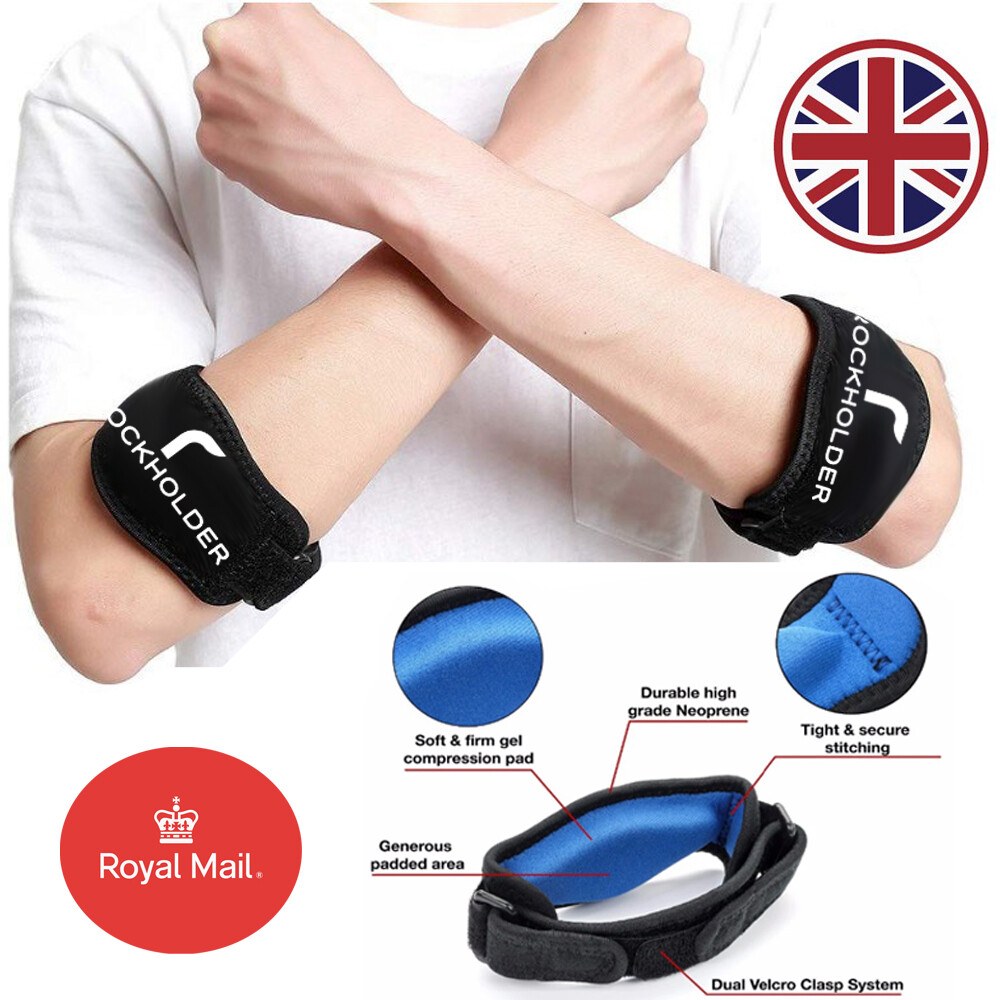 Upgraded 360 Degree Coverage Tennis Elbow Brace for Tendonitis Relief