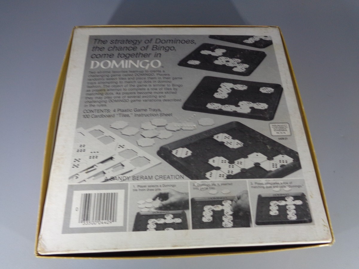 1982 Domingo Board Game-Whitman-Dominoes/Bingo-1 to 4 Players