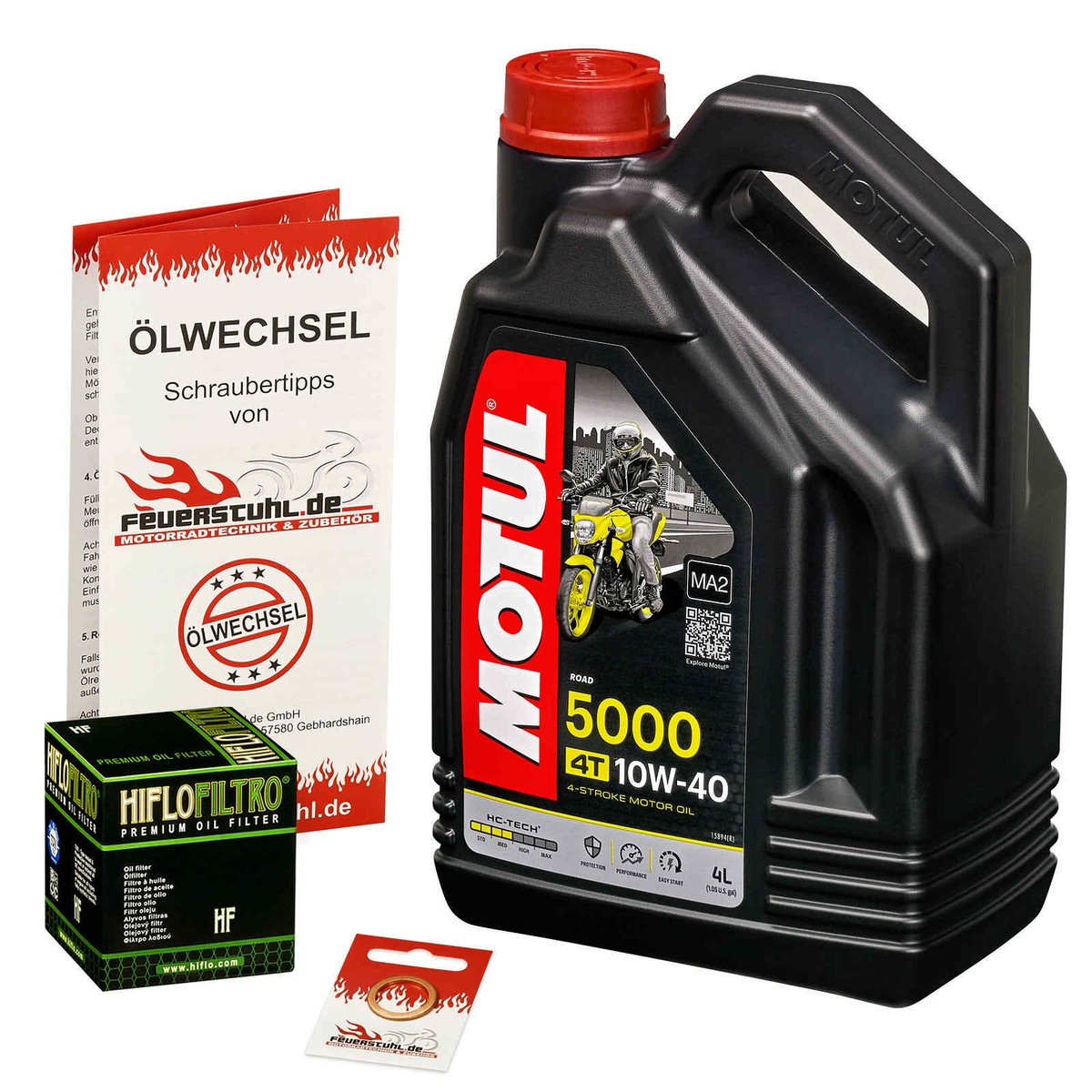Hau‘ oli Kawasaki ZX9R Ninja 94-01 ZX900B ZX900C ZX900E; Motul 10w40 Öl