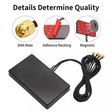 High Gain 5G 4in1 Antenna LTE Module Modem 600-6000Mhz with 4 SMA Male Connector