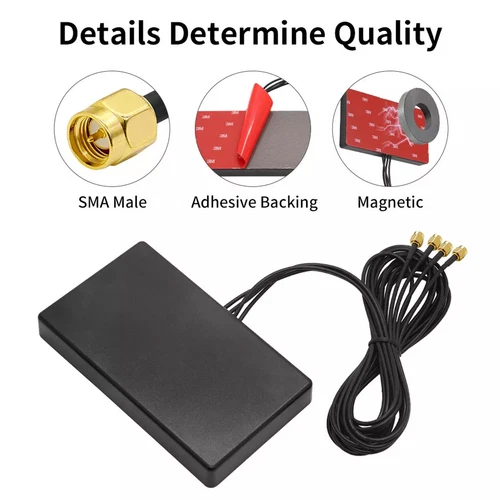 4 In 1 Combine Antenna 5G 4G LTE WWAN Module Modem MIMO Antennae 600-6000Mhz