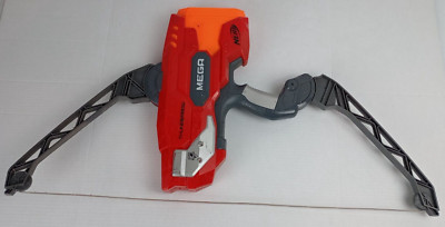 NERF N-Strike Elite MEGA THUNDERBOW Blaster Bow Arrow Red Orange