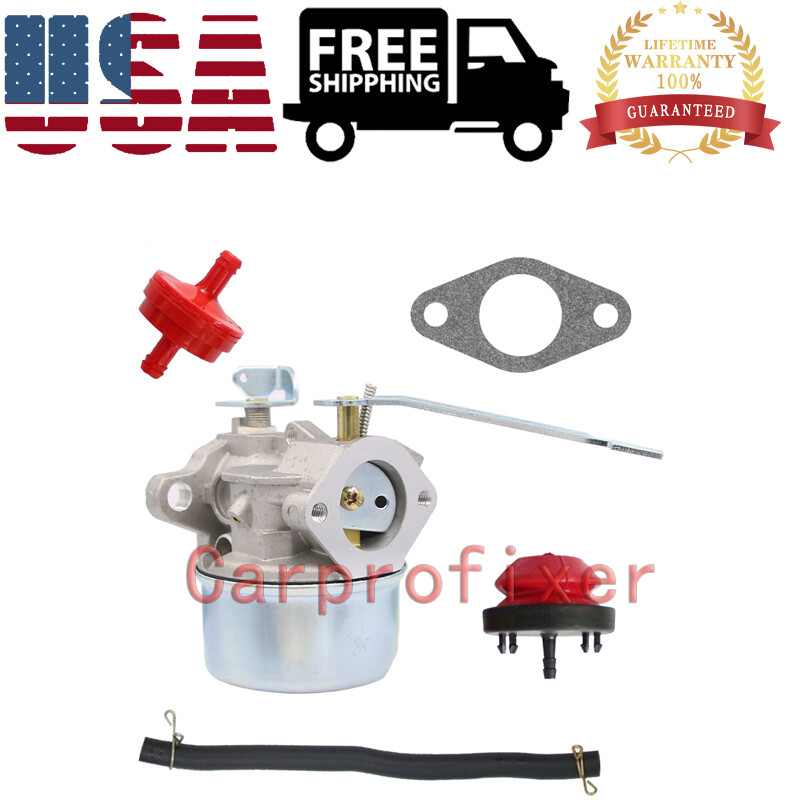 Carburetor Fuel line Kit 640098A Fit Tecumseh 3HP 3.25HP 3.5HP 3.75HP Horizontal