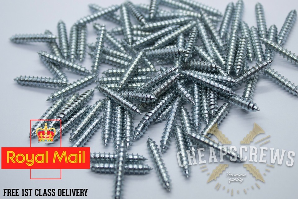 VITI A TASSELLO LEGNO A LEGNO VITI A DOPPIA ESTREMITÀ 2"x10g - Foto 6