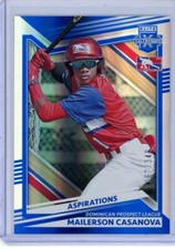 2022 Panini Elite Extra Edition Aspirations Blue Mailerson Casanova #198 #57/349