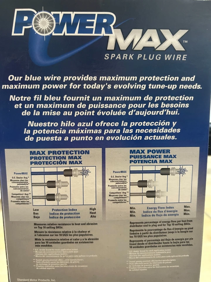 Power Max Spark Plug Wire set 700164 7mm - 6 Cyl - Image 2 of 4