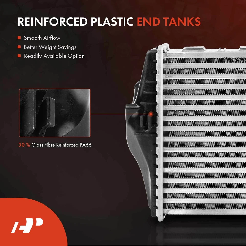 Intercooler de aluminio refrigerado por aire para Smart Fortwo 2008-2015 L3 1,0 L turboalimentado Foto 3 de 4