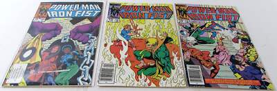 Power Man and Iron Fist Lot of 3 #101, 113, 110 (1984) Marvel 1st Print Comics