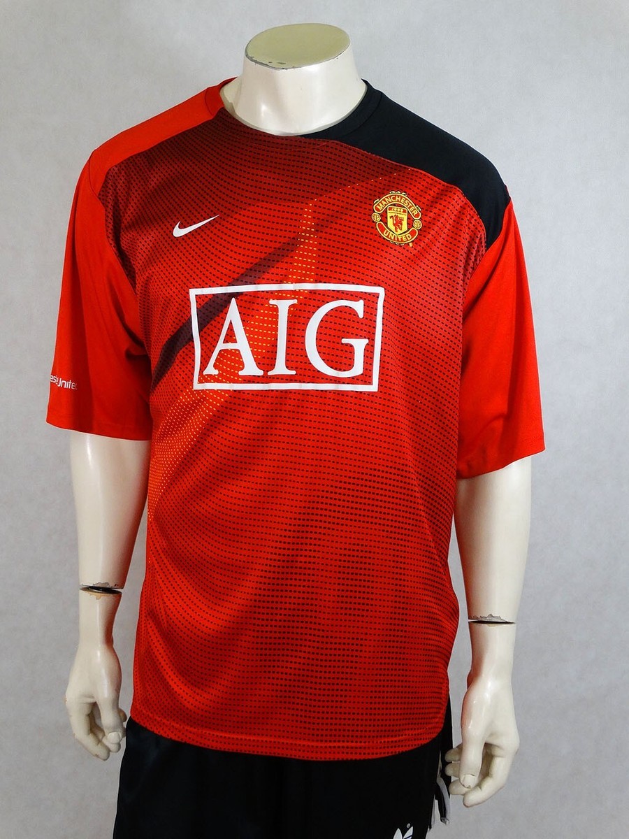 Manchester United Training Football Shirt Jersey Trikot Nike AIG