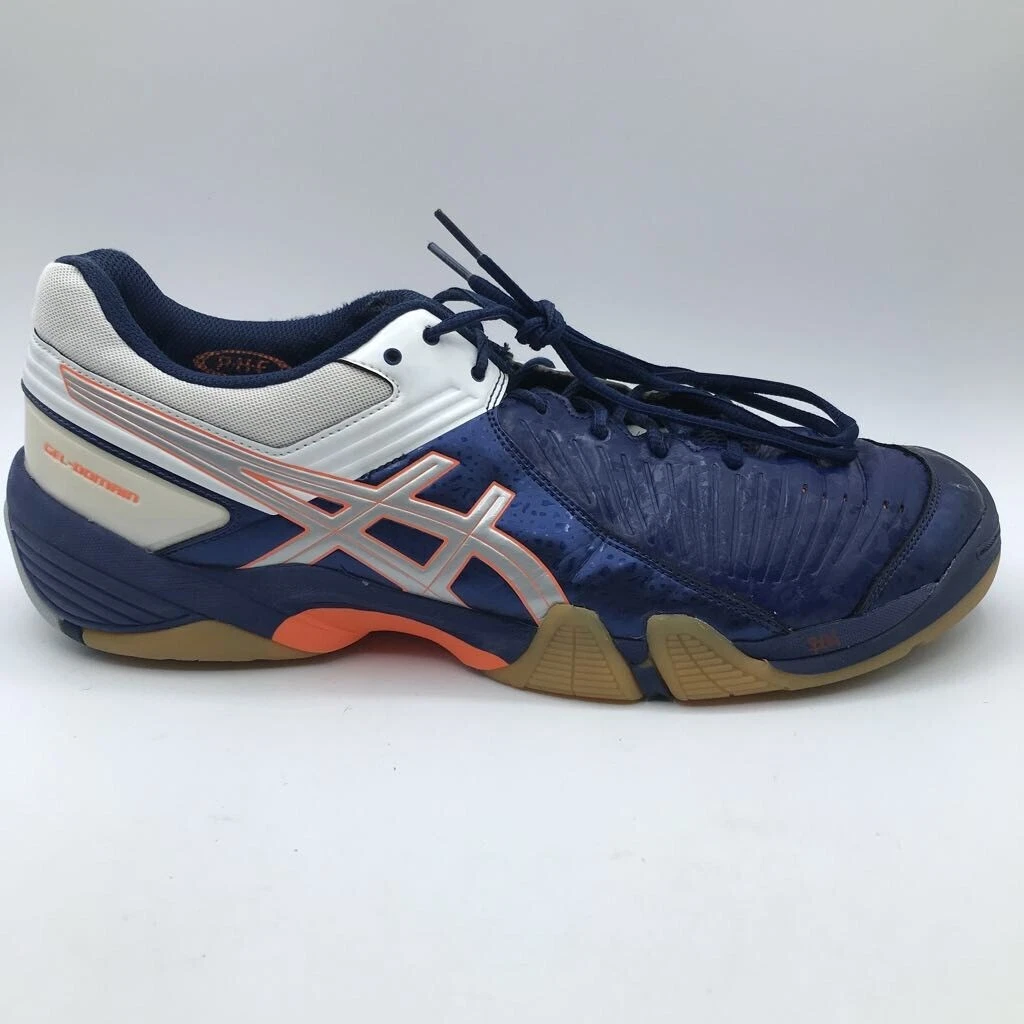 Asics Mens Gel Domain 3 Sneakers Blue E415Y Handball Low Top Lace Up EUR 49 | eBay