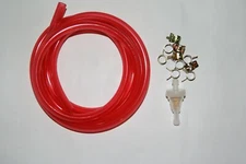 ATV, MOTORCYCLE,DIRT BIKE RED 1/4" GAS FUEL LINE 5',HONDA,YAMAHA,SUZUKI,KAWASAKI