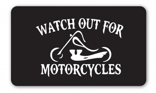 Motorcycle Awareness Car Vinyl Sticker - Choose Your Size-image