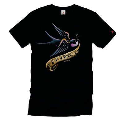 Patriot Vogel Freiheit Stolz Vintage Rock N Roll T-Shirt#35755