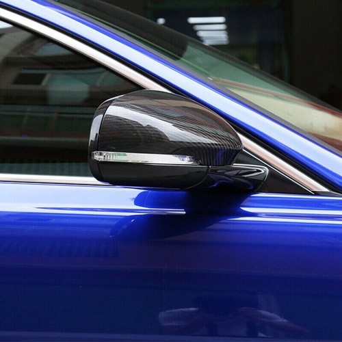 Replace For Jaguar XE XF XK XJ I-PACE 2009-2023 Carbon Fiber Side Mirror Covers - Picture 14 of 14