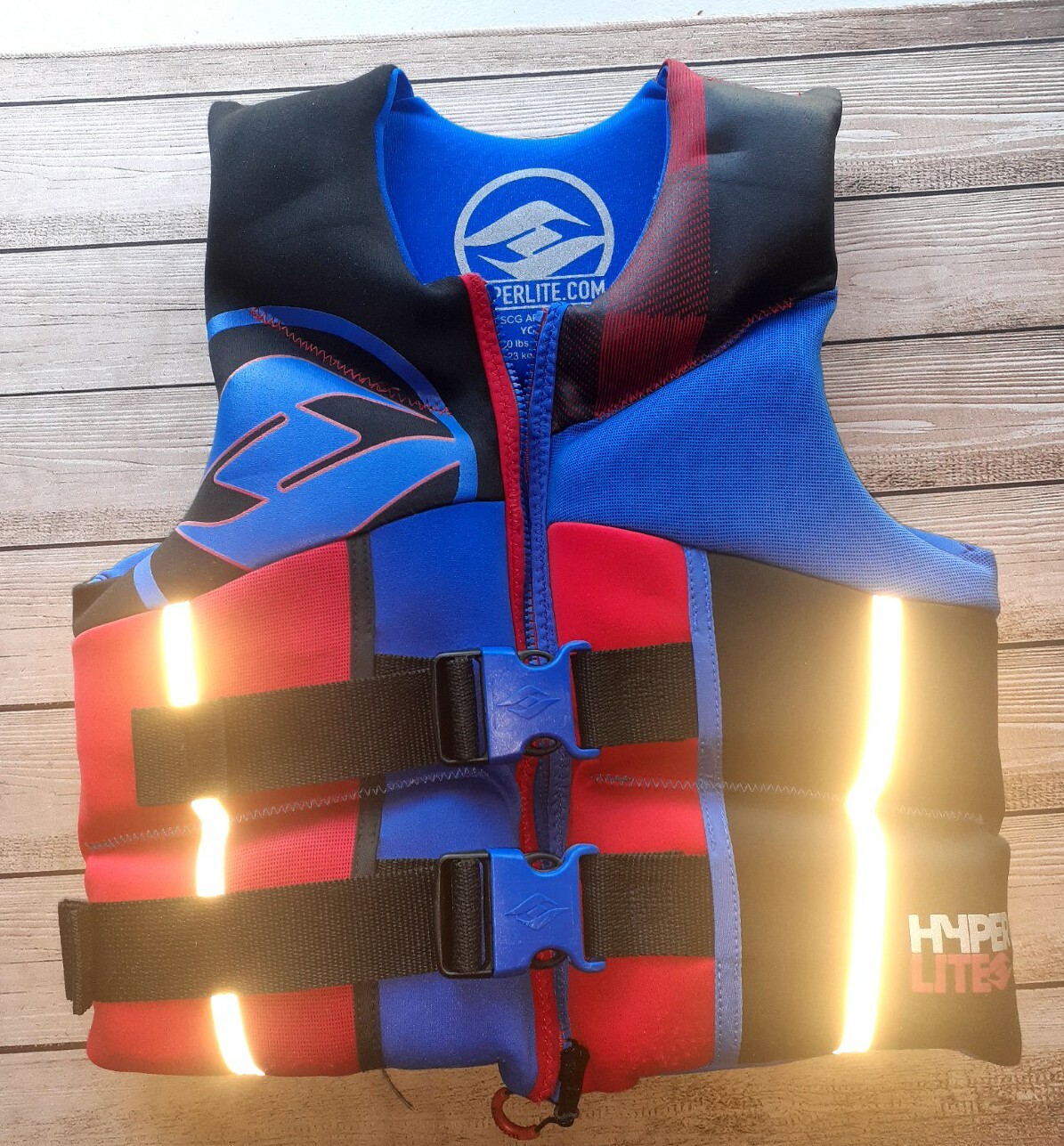 Hyperlite Kids youth Life Vest Youth 5090 lbs life jacket Reflector