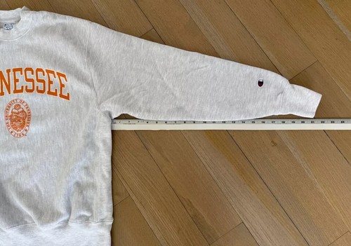 VTG University of Tennessee VOLS SWEATSHIRT CHAMPION Reverse Weave Gray Medium - Picture 5 of 8