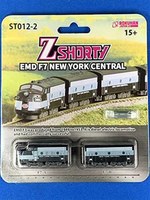 Z Gauge Z Shorty EMD F7 NEW YORK CENTRAL ST012-2 Model Train