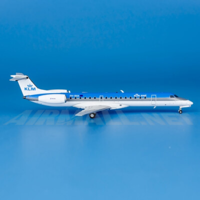 1:200 JC Wings KLM Embraer ​ERJ-145 Passenger Airplane Diecast